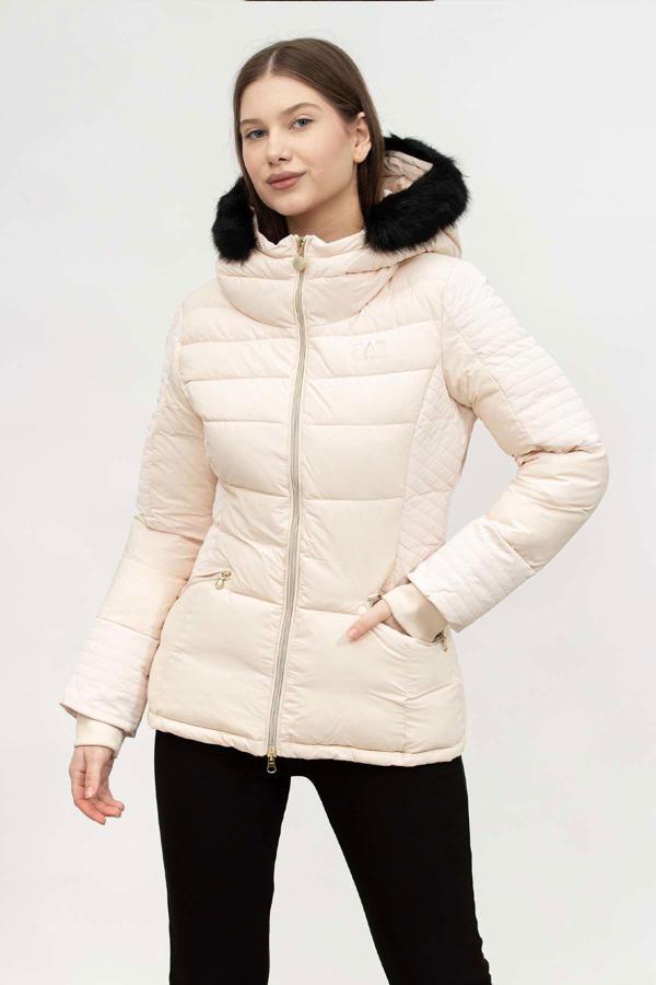EA7 Kürklü Kadın Mont - Image 1
