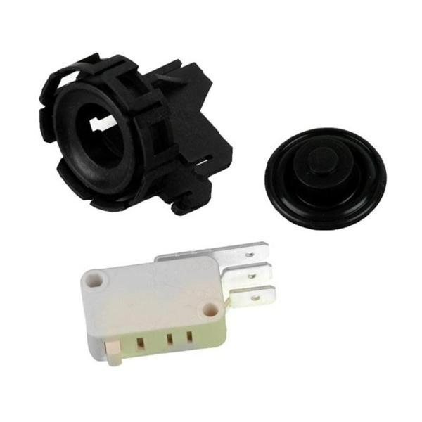 Bulaşık Makinesi Isıtıcı Switch & Braketli Diyafram Seti, Vestel BM301, BM201 ile Uyumlu - Image 1