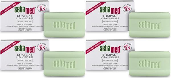 Sebamed Sabun Kompakt Hassas Cilt 100GR (4 Lü Set) - Image 1