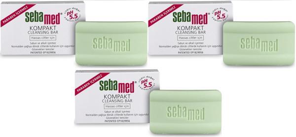 Sebamed Sabun Kompakt Hassas Cilt 100GR (3 Lü Set) - Image 1