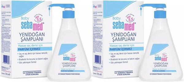 Sebamed Bebek Şampuanı 500ML Pompalı (Yenidoğanlar İçin) (2 Li Set) - Image 1