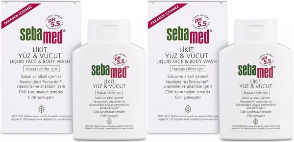 Sebamed Yüz ve Vücut Temizleyici Likit 200ML (2 Li Set) - Image 1
