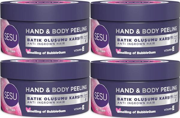 Sesu Vücut Peelingi 250ML (Hand & Body Peelıbg) (4 Lü Set) - Image 1