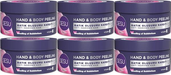 Sesu Vücut Peelingi 250ML (Hand & Body Peelıbg) (6 Lı Set) - Image 1