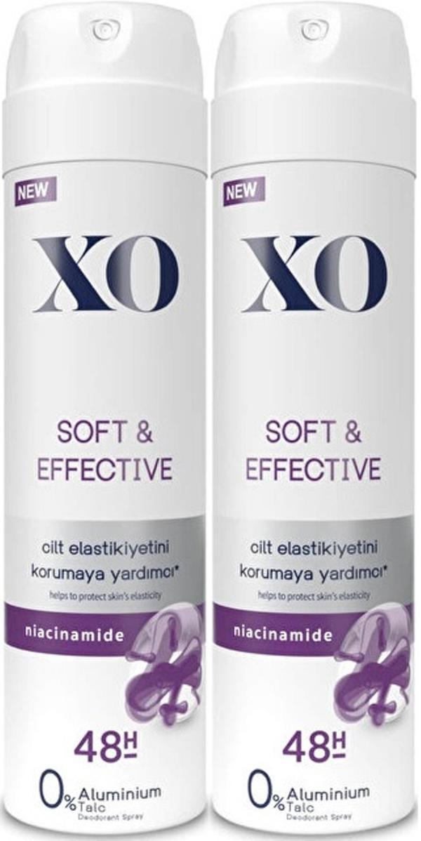 XO Deodorant 150ML Women-Kadın Soft & Effective (2 Li Set) - Image 1