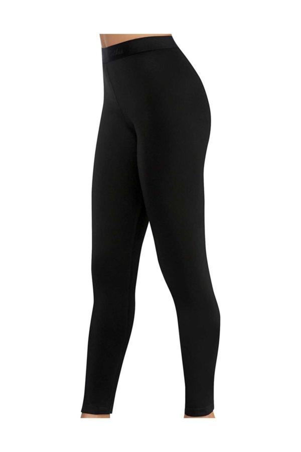 Momslab Kadın Termal Tayt Alt Siyah S - Image 1