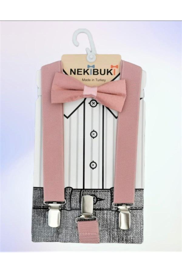 Bejamonti Pantolon Askısı Ve Papyon Takım Asansörlü Sistem 1-9 Yaş Pudra Tek Ebat - Image 1