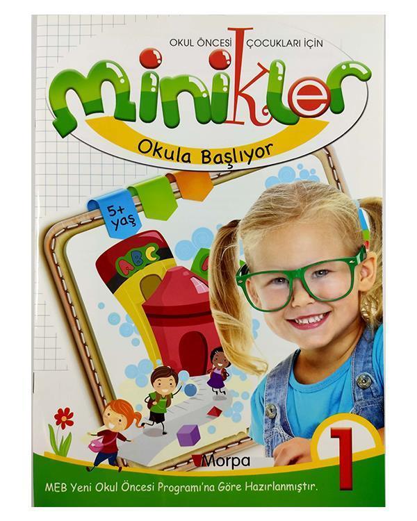 Morpa 5 Yaş Minikler Okula Başlıyorum Okul Öncesi Eğitim Seti - Image 1