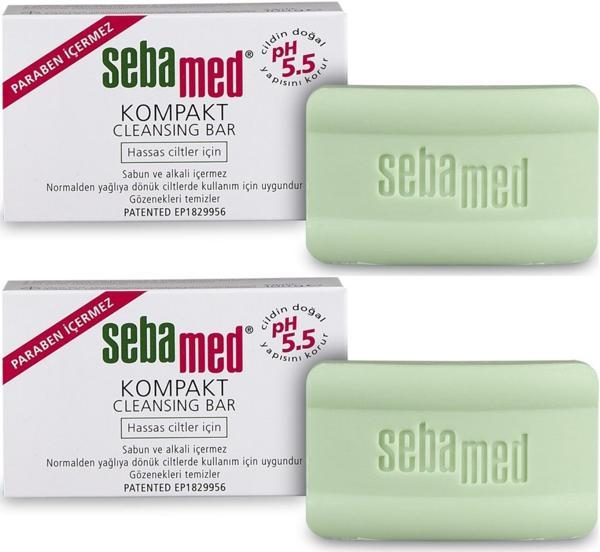 Sebamed Sabun Kompakt Hassas Cilt 100GR (2 Li Set) - Image 1
