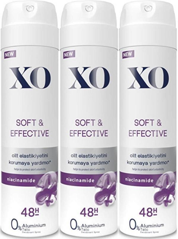XO Deodorant 150ML Women-Kadın Soft & Effective (3 Lü Set) - Image 1