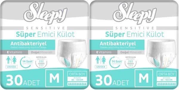 Sleepy Hasta Bezi Yetişkin Emici Külot M - Orta - Medium 60 Adet (2PK*30) - Image 1