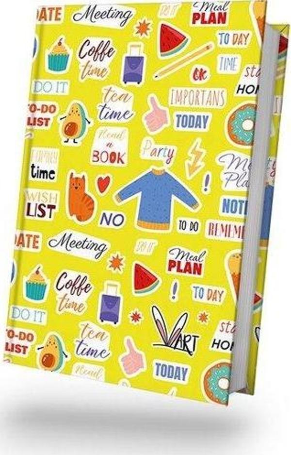 Verona Tasarım 14x20 Sert kapak 192 syf Çizgili Butik Defter - Image 1