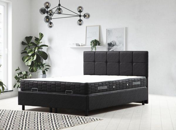 Vitalia Baza Başlık Yatak Seti - Antrasit 150x200 - Image 1