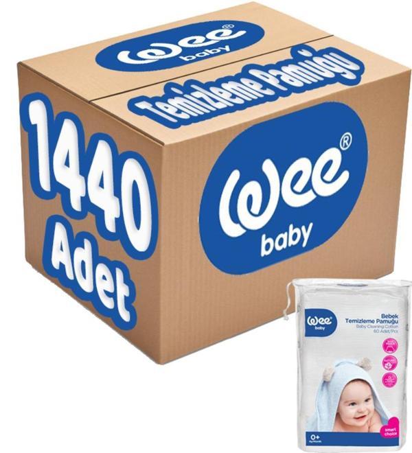 Wee Baby Bebek Temizleme Pamuğu 1440 Adet (24PK*60) - Image 1