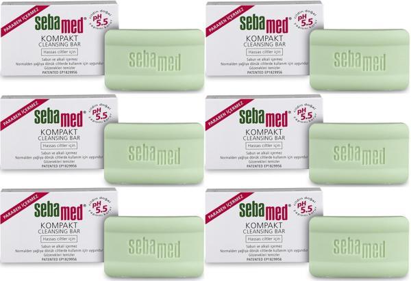 Sebamed Sabun Kompakt Hassas Cilt 100GR (6 Lı Set) - Image 1