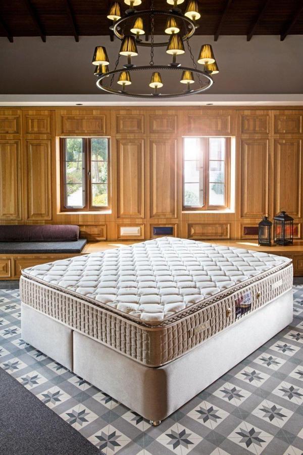 Minar Safir Çift Kişilik Full Ort Pedli Yaylı Yatak 160x200 - Image 1