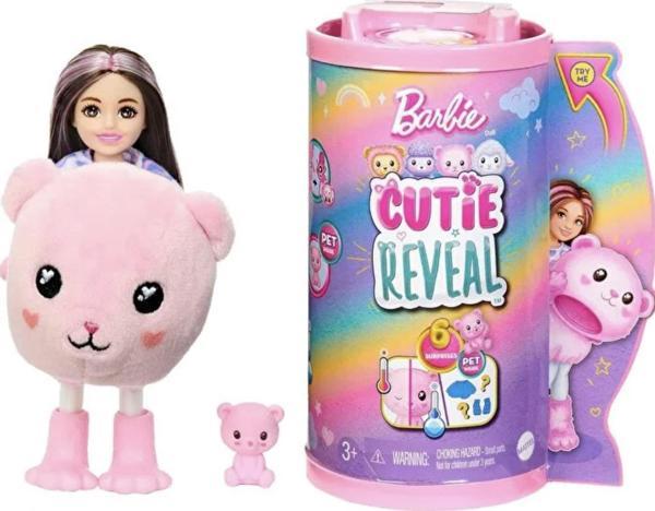 Barbie Cutie Reveal Bebekler Chelsea Sevimli Kostümler Serisi - Kedi HKR19 - Image 1