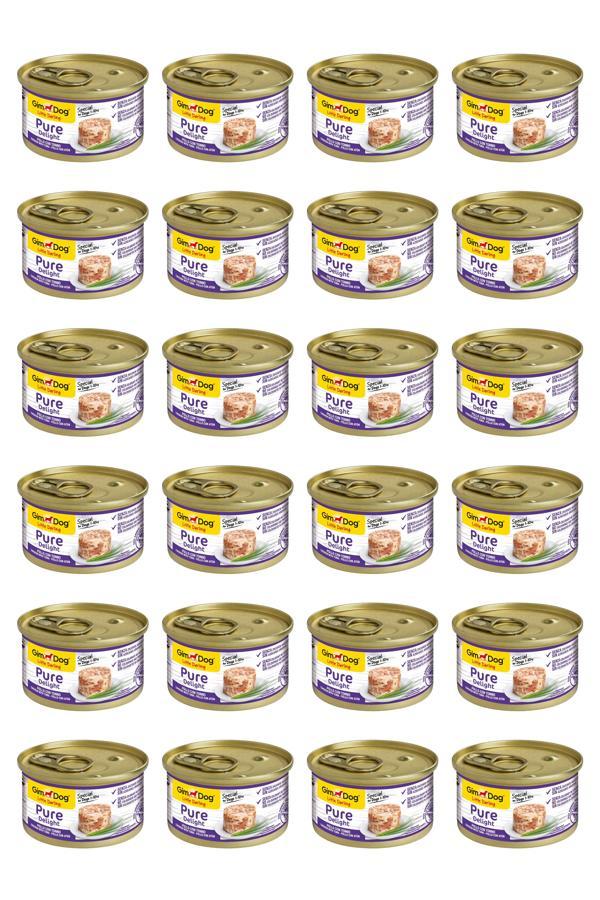 Gımdog Köpek TavukluTuna Balıklı Köpek Konserve 85grx24ad - Image 1