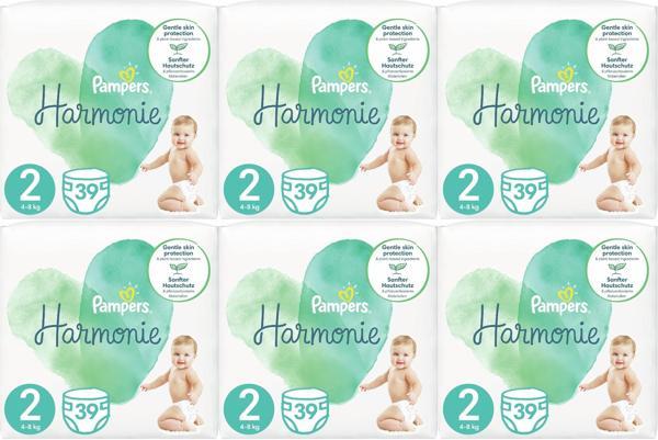 Prima Pampers Harmonie Bebek Bezi Beden:2 (4-8KG) Mini 234 Adet Ekstra Ultra Fırsat Pk - Image 1