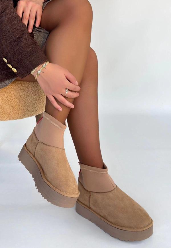 BİÇOMİ Cuen Nude Süet Bot - Image 1