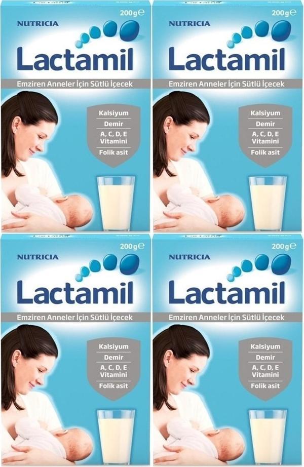 Nutrıcıa Lactamil 200GR (Emziren Anneler İçin Sütlü İçeçek) (4 Lü Set) - Image 1
