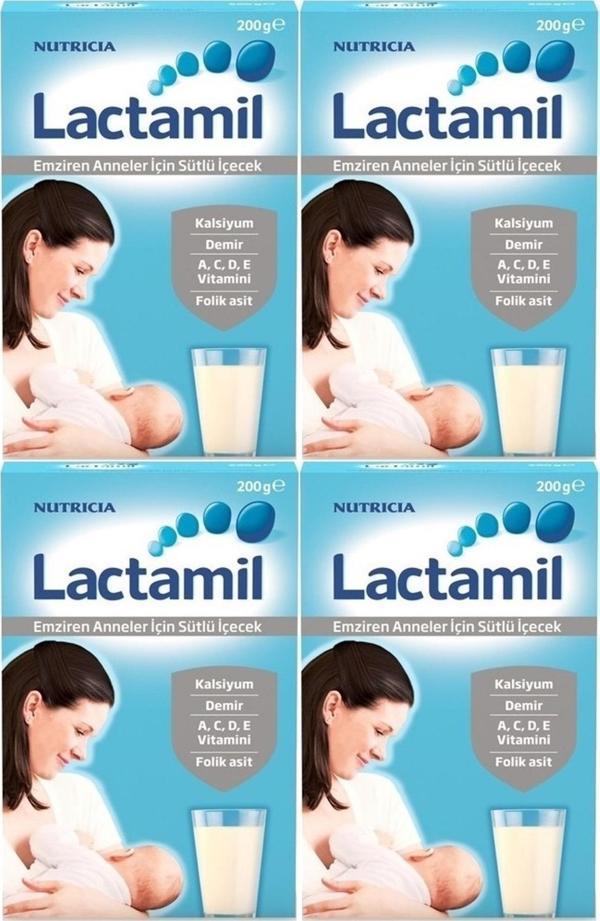 Nutrıcıa Lactamil 200GR (Emziren Anneler İçin Sütlü İçeçek) (4 Lü Set) - Image 1