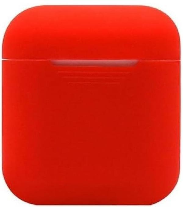 Silikon Koruyucu Kılıf AirPods 1. ve 2. Nesil için, Kırmızı Renk, Tam Uyumlu - Image 1