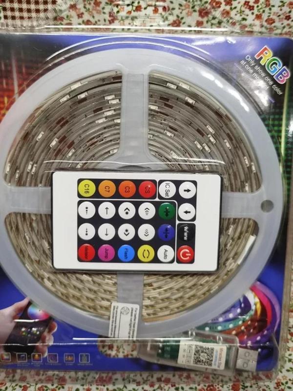 10 Metre, Led Şerit, Usb Bağlantılı, Kumandalı, Ambiyans Işığı SDR-LED-109 (5365) - Image 1