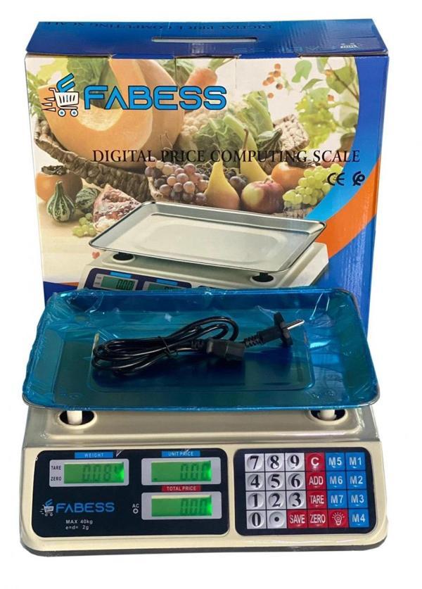 Dijital Göstergeli Elektronik Bakkal Kasap Manav Terazisi 40 Kg (5365) - Image 1