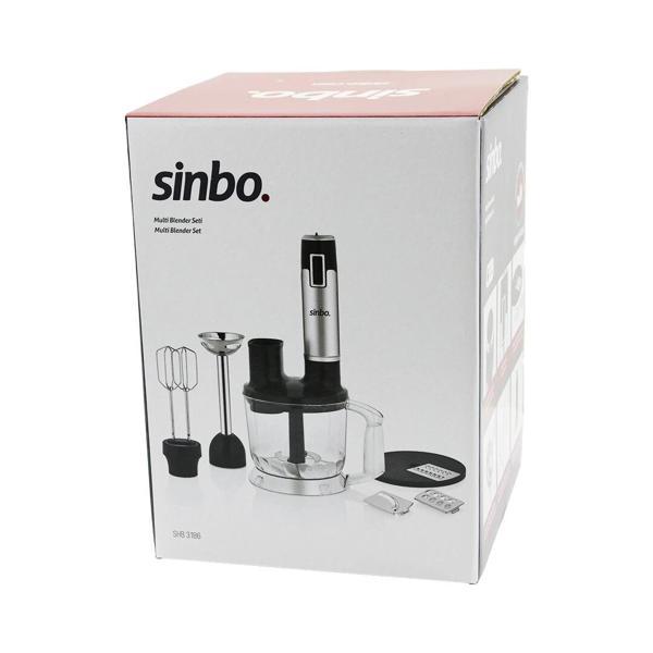 TURBO MULTİ BLENDER SETİ DOĞRAYICI- MİKSER- BLENDER RENDE DİLİM DİSKLERİ 300W 2LT HAZNE SHB-3186 (53 - Image 1