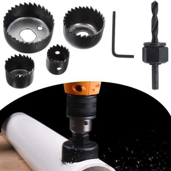 6 Parça Demir Ahşap Alçıpan Delme Buat Açma Seti (5365) - Image 1