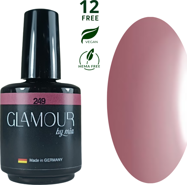 Glamour Pudra Pembesi Rengi  Kalıcı Oje 249 TPO FREE - Image 1