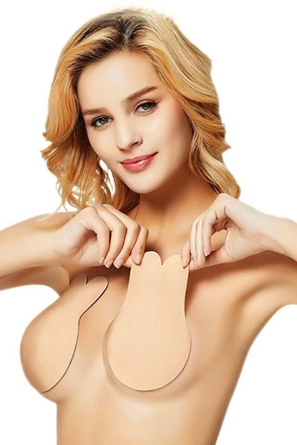 Momslab Kadın Silikon Göğüs Dikleştirici Ten S-M - Image 1