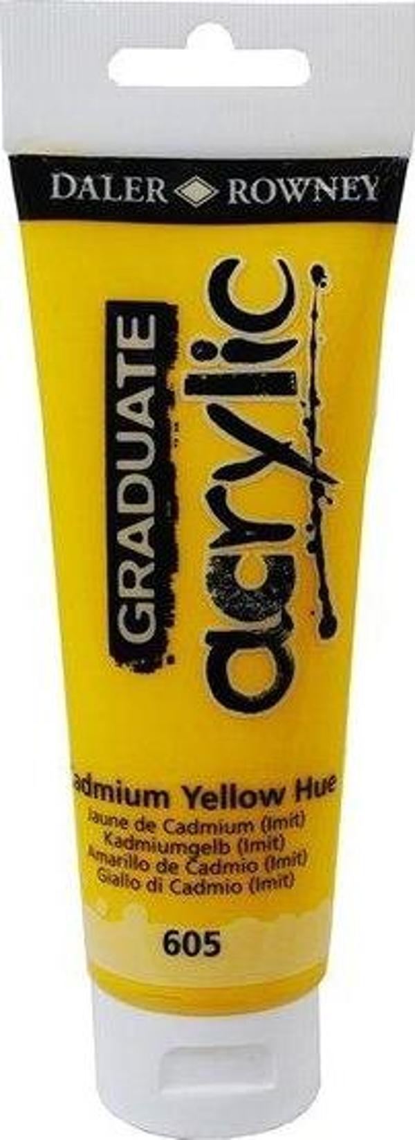 Daler Rowney Akrilik Boya 120ML Cadmium Yellow Hue - Image 1