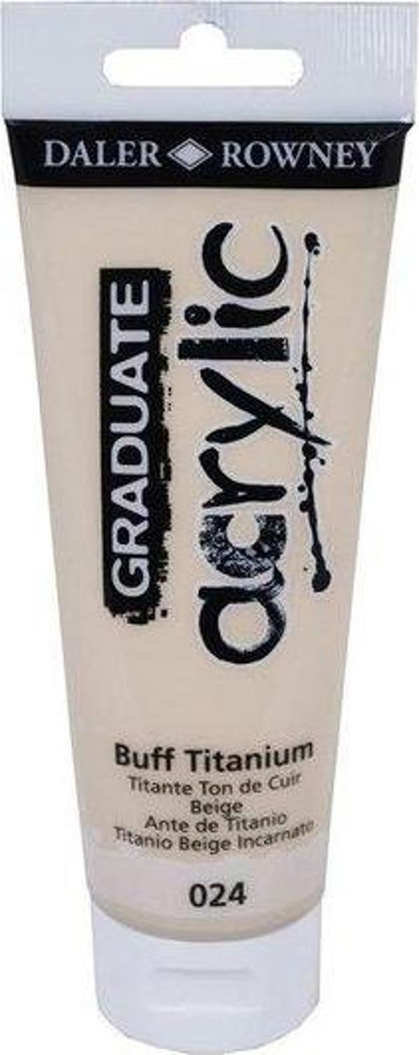 Daler Rowney Akrilik Boya 120ML Buff Titanium - Image 1