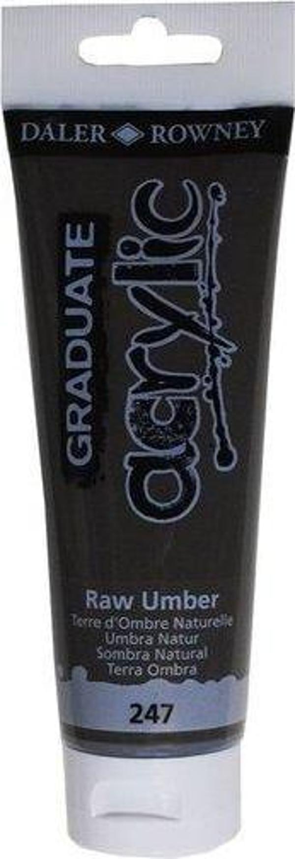Daler Rowney Akrilik Boya 120ML Raw Umber - Image 1