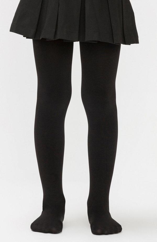 Penti Siyah Kız Çocuk Ekstra Pamuklu Külotlu Çorap Siyah 3 - Image 1