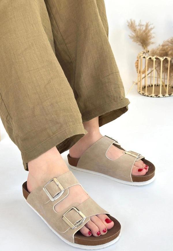 BİÇOMİ Rıno Ten Nubuk Terlik - Image 1