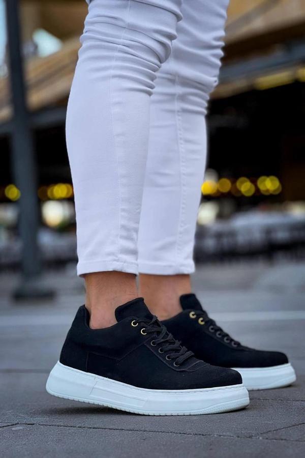 BİÇOMİ KB-X20 Kuback Siyah Süet  Günlük Erkek Ayakkabı - Image 1