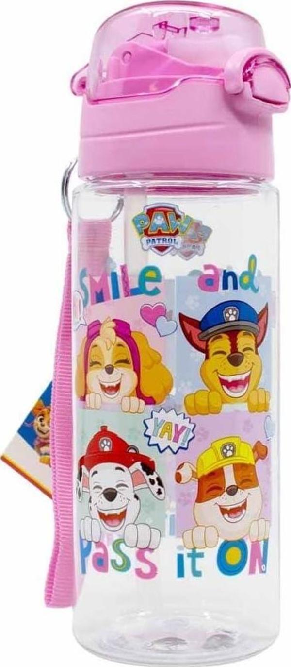 Masho Trend Pembe Paw Petrol Şeffaf Matara 500 ml - Image 1