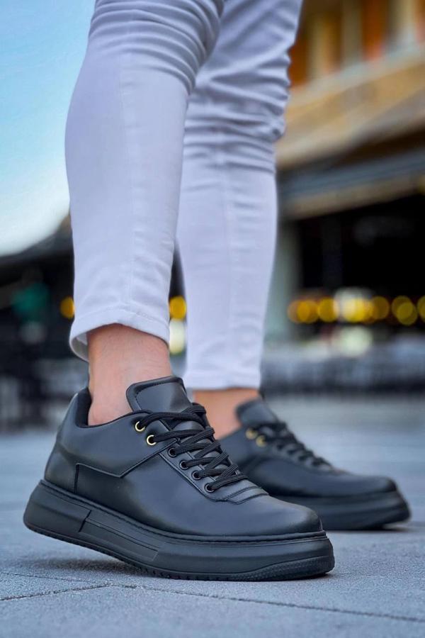 BİÇOMİ KB-X20 Kuback Kömür Cilt  Günlük Erkek Ayakkabı - Image 1