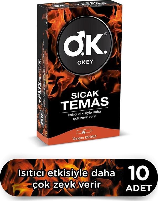 Okey Sıcak Temas Prezervatif 10'lu - Image 1