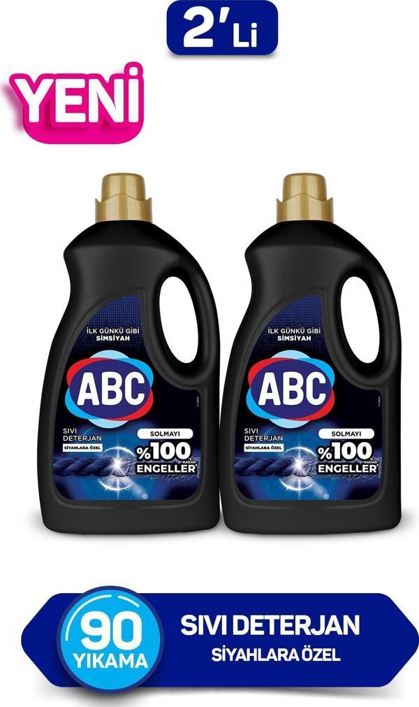 Abc Siyahlara Özel Sıvı Çamaşır Deterjan 2 x 2.7 Lt - Image 1