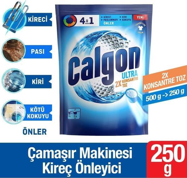 Calgon Kireç Önleyici 4ü1 Arada Ultra Konsantre Toz 250 gr - Image 1
