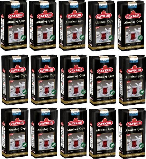 Çaykur Altınbaş Klasik Doğal Siyah Dökme Çay 15 x 500 G - Image 1