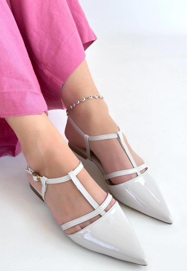 BİÇOMİ Canca Ten Rugan Babet Ayakkabı - Image 1