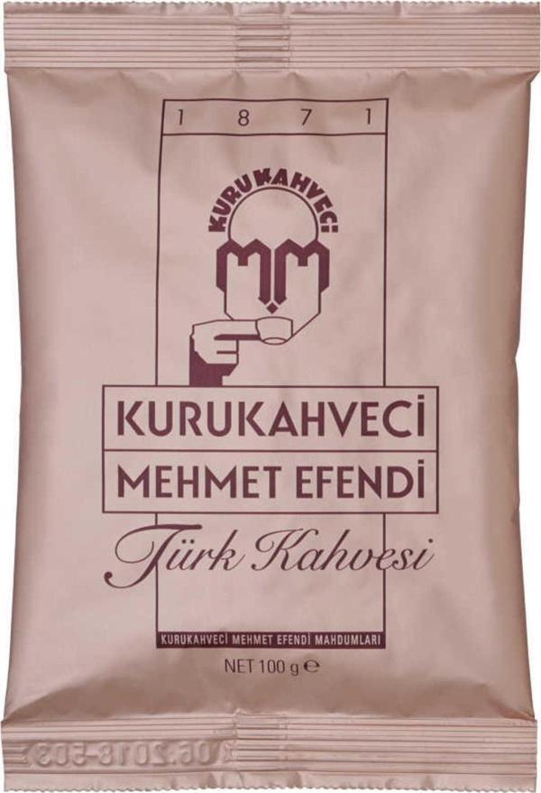 Kurukahveci Mehmet Efendi 10 x 100 G 10 adet Türk Kahvesi - Image 1