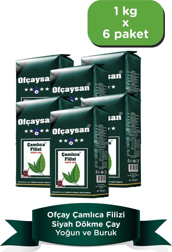 Ofçay Çamlıca Filiz Siyah Dökme Çay 6 x 1 Kg - Image 1