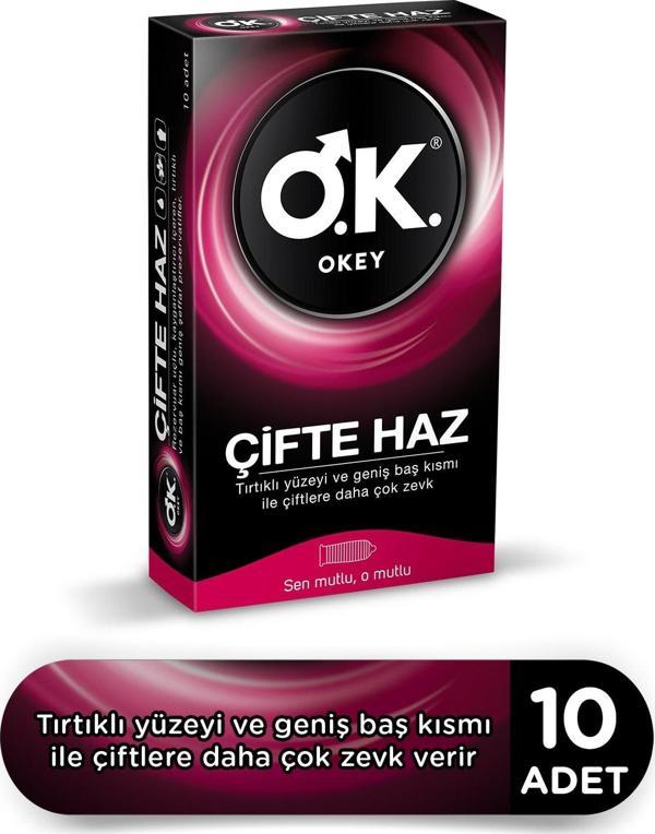 Okey Çifte Haz Prezervatif 40'lı - Image 1