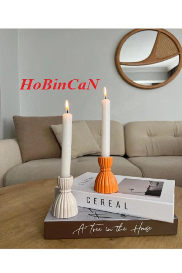 Blanj 2’Li Şam’Dan Seti Sütun Şam’Dan 2’Li Set - Image 1